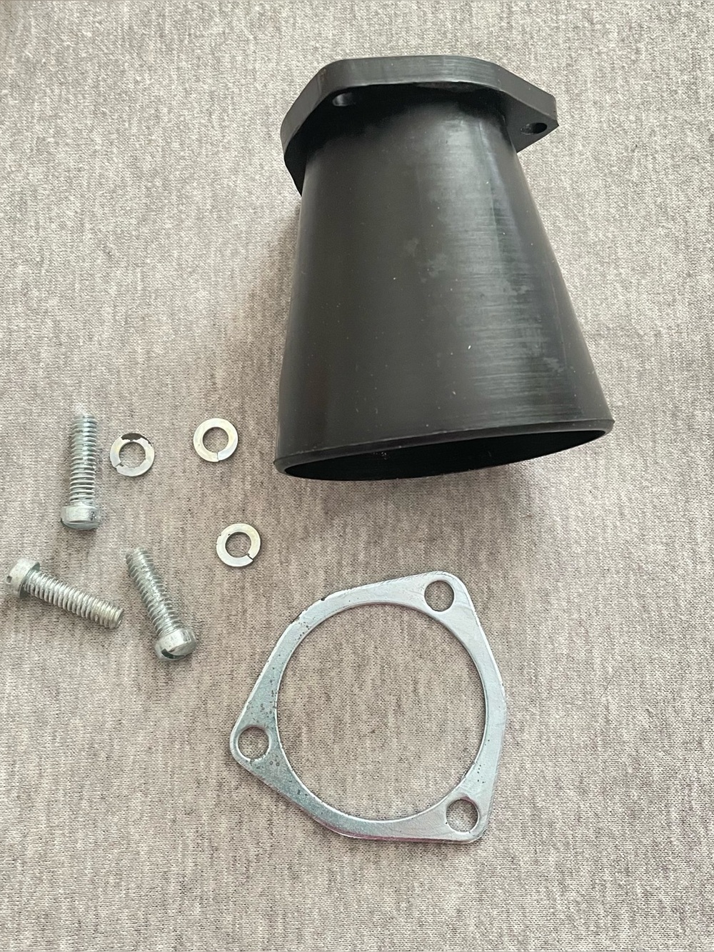 Vintage Harley Davidson Motorcycle Carburetor Ram Tube HD with Gasket & Screws